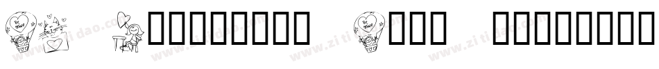 KR Valentine Kids 2006字体转换